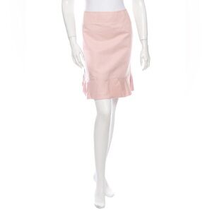 RED Valentino Pencil Skirt with Ruffle Panel